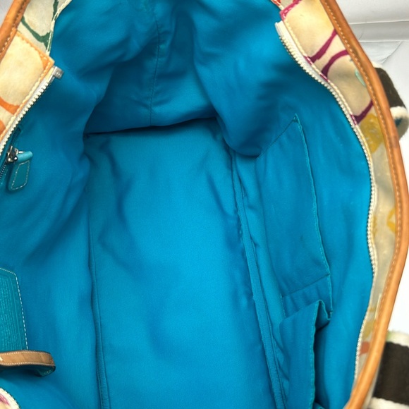 COACH Signature Rainbow large tote - Picture 11 of 11